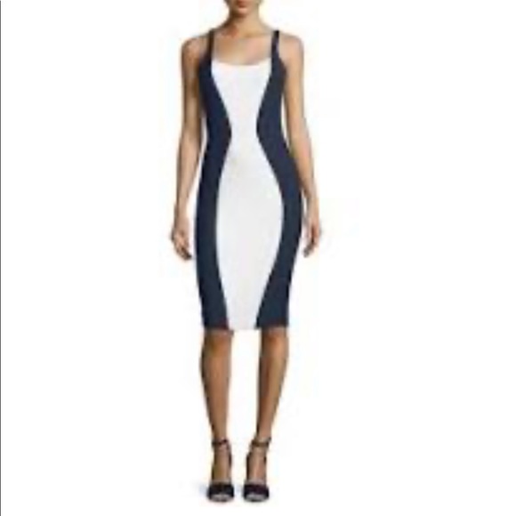 Elizabeth and James Dresses & Skirts - Elizabeth and James navy blue and white dress